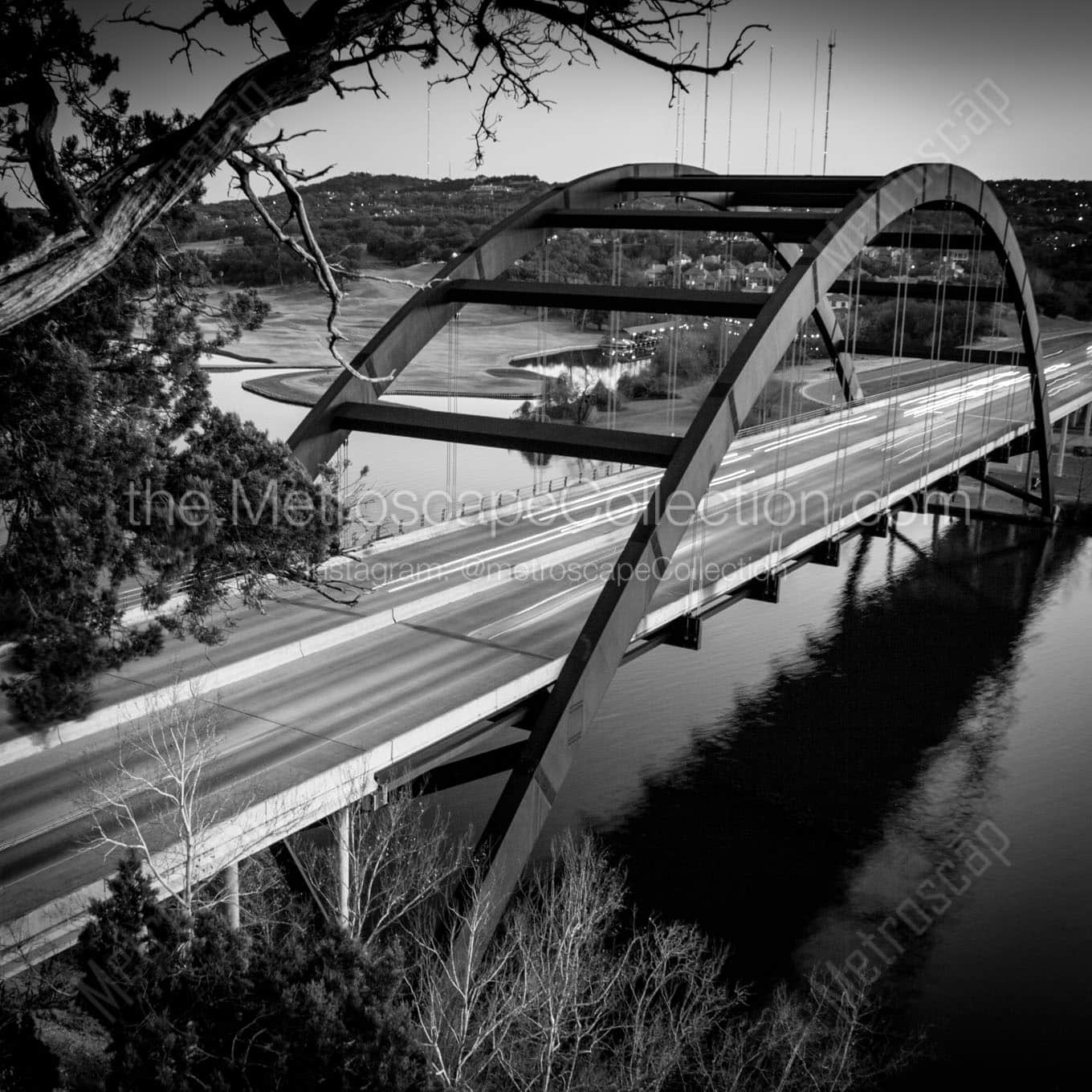 360 pennypacker bridge Black & White Office Art