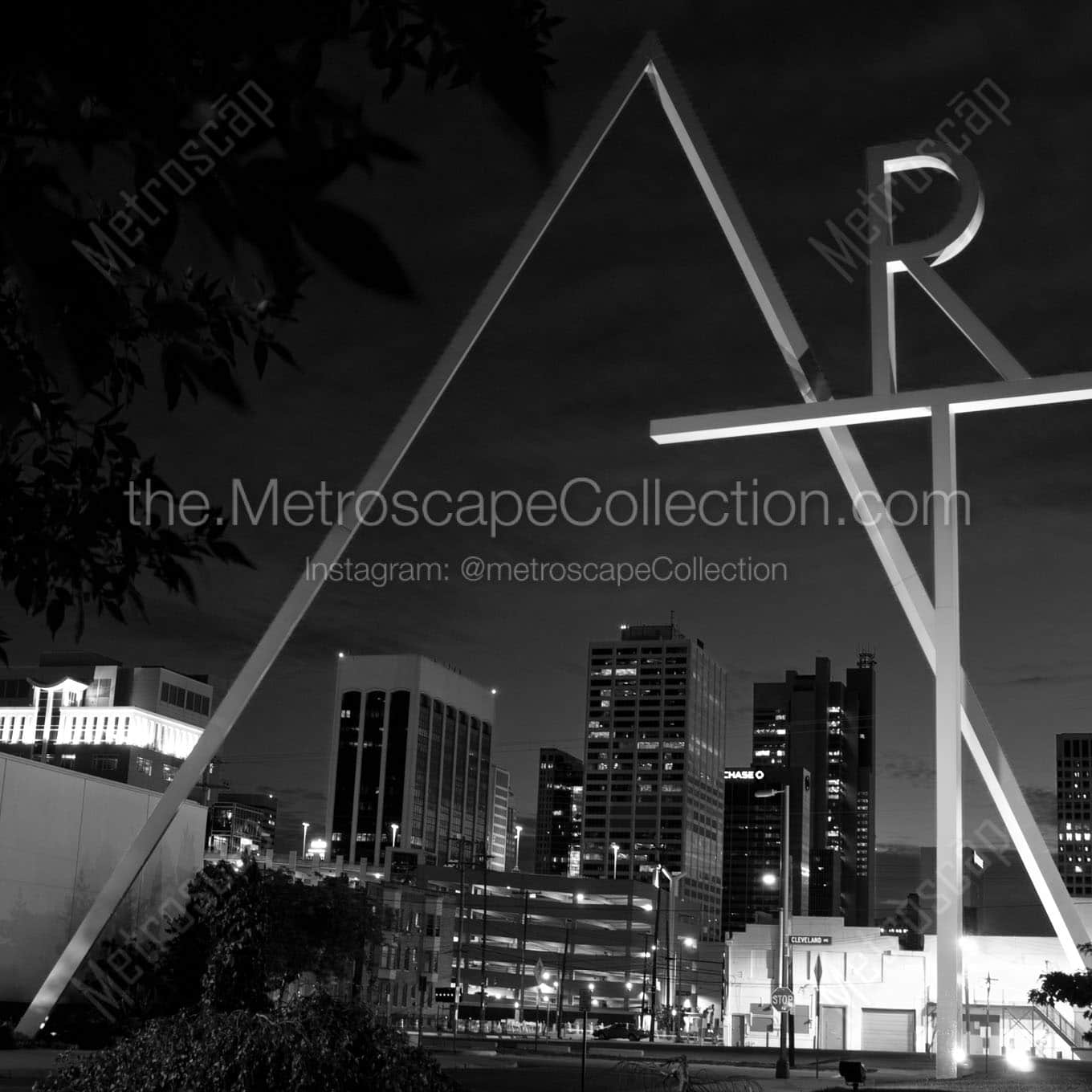 ccad art sculpture gay street Black & White Office Art