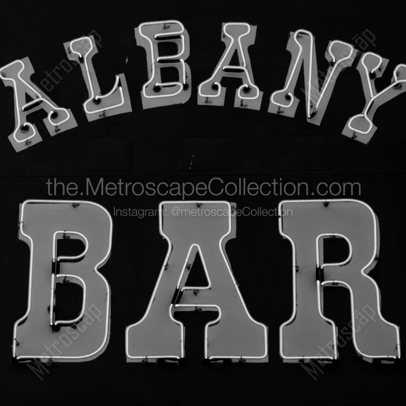 albany bar Black & White Office Art