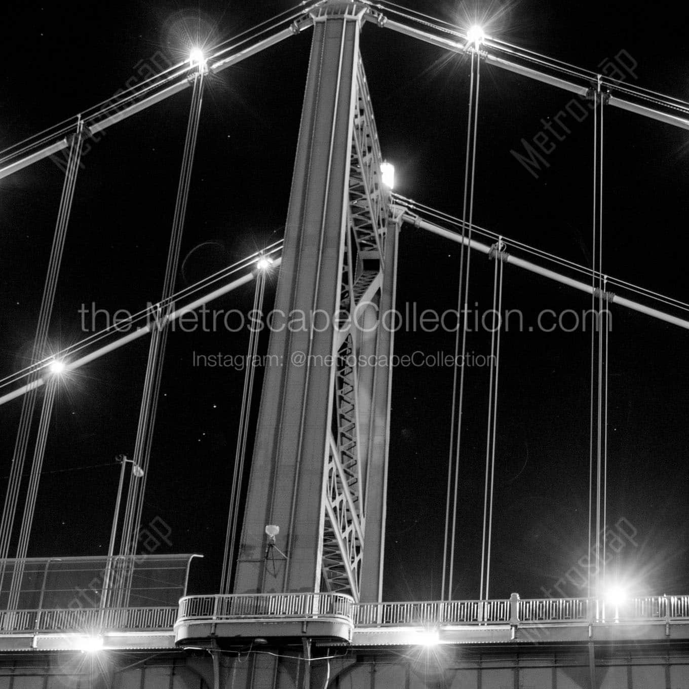 anthony wayne bridge Black & White Office Art