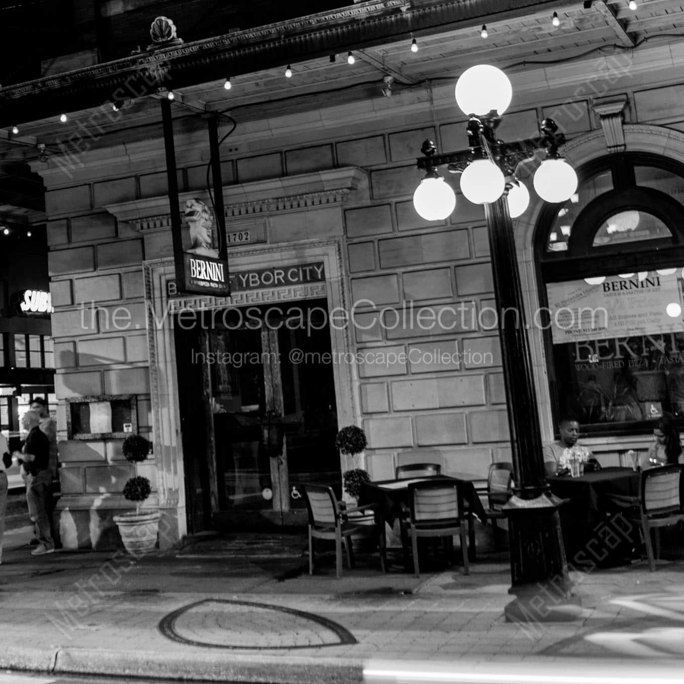 bernini ybor city Black & White Office Art