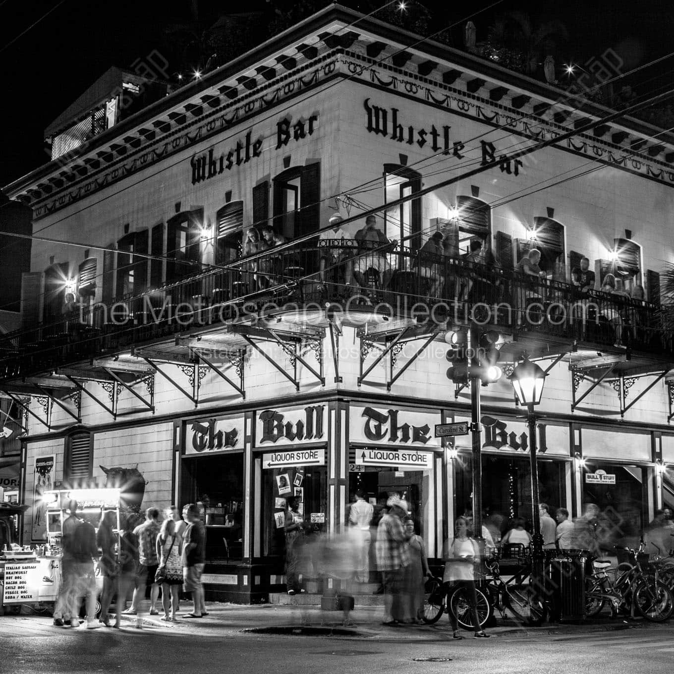 bull whistle bar Black & White Office Art