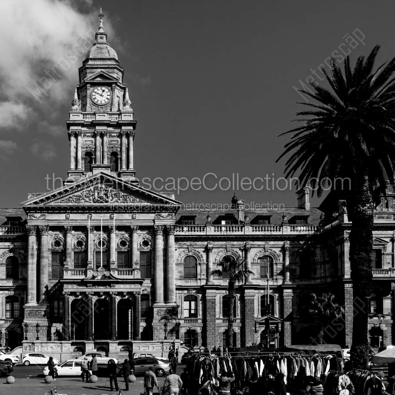 cape town city hall Black & White Office Art