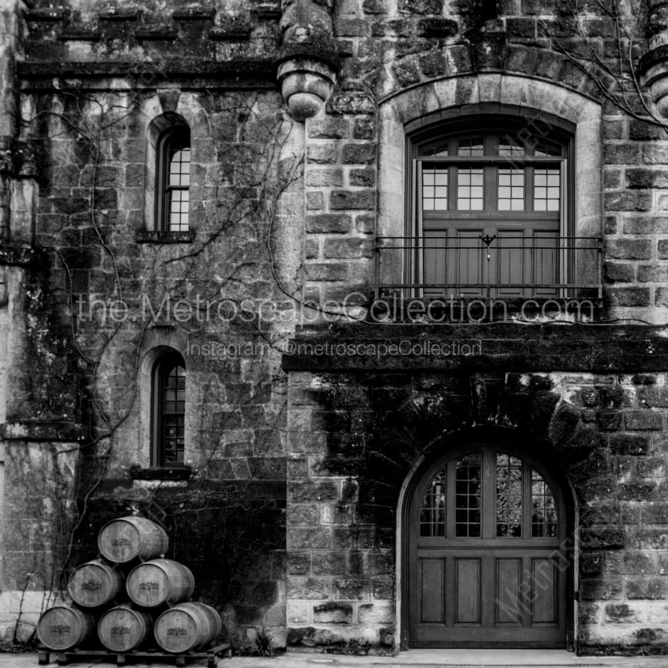chateau montelena winery in calistoga Black & White Office Art