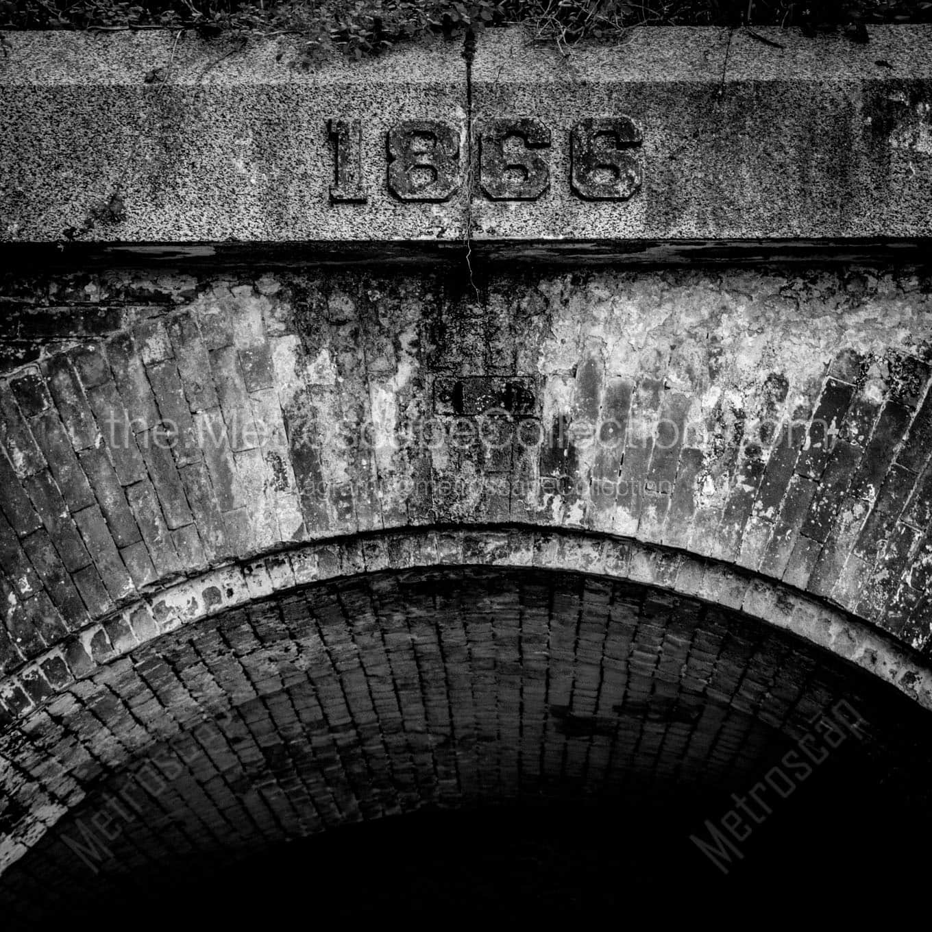 civil war tunnel alcatraz island Black & White Office Art