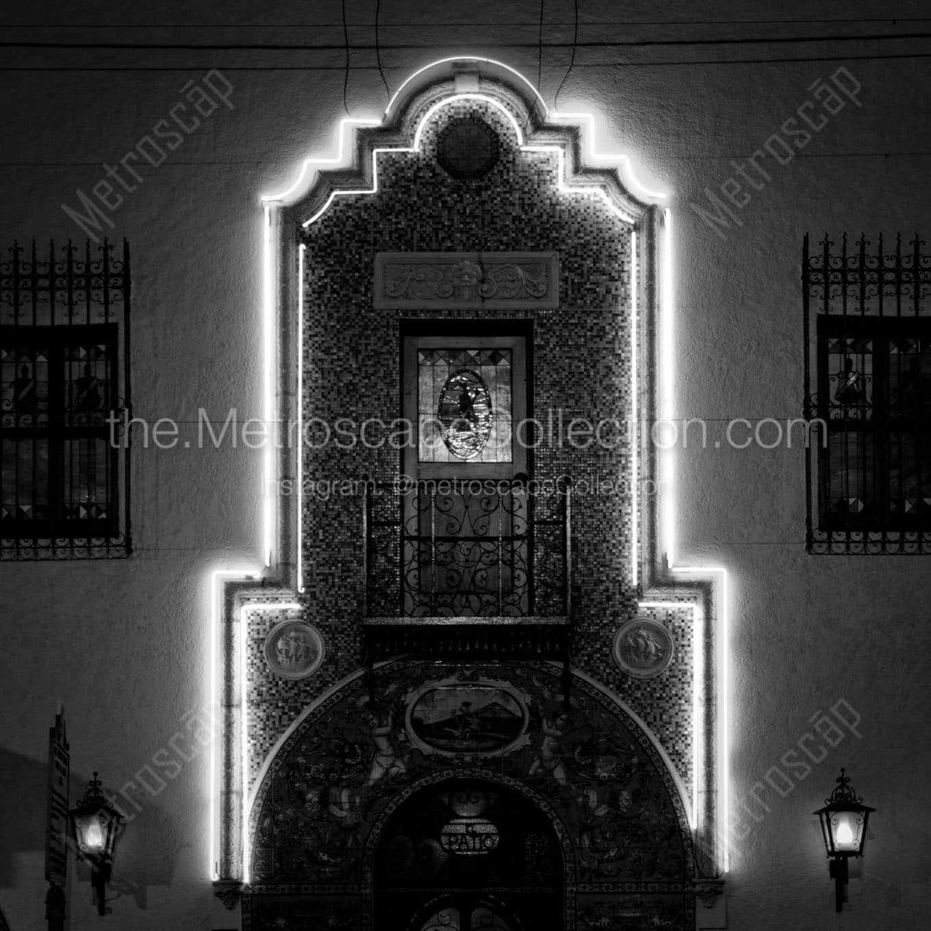columbia restaurant ybor city Black & White Office Art