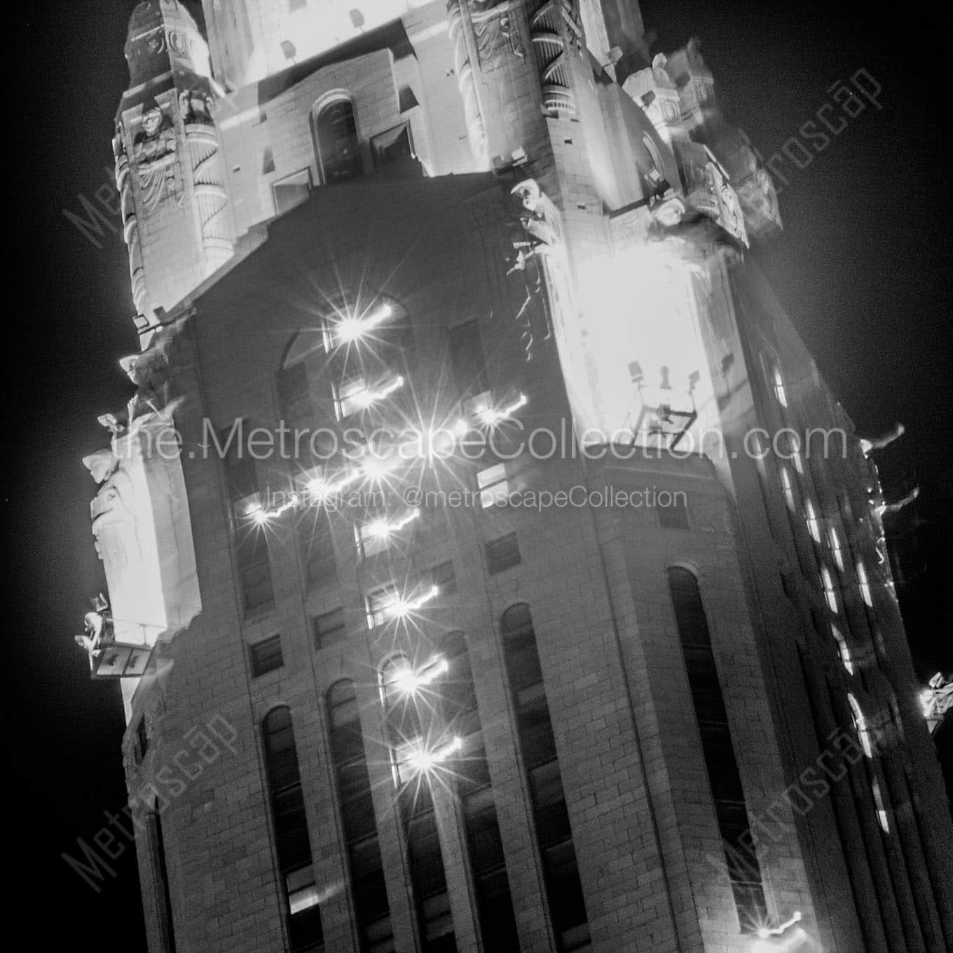 cross of office lights leveque tower Black & White Office Art