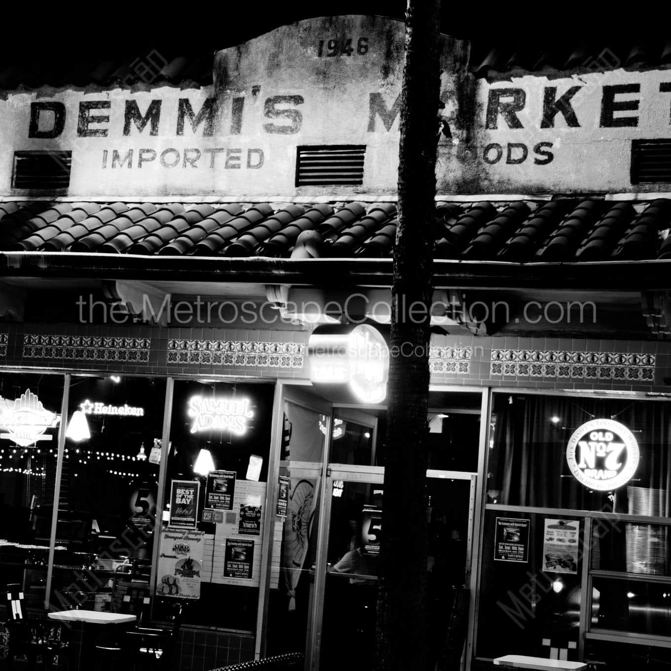 demmis market ybor Black & White Office Art