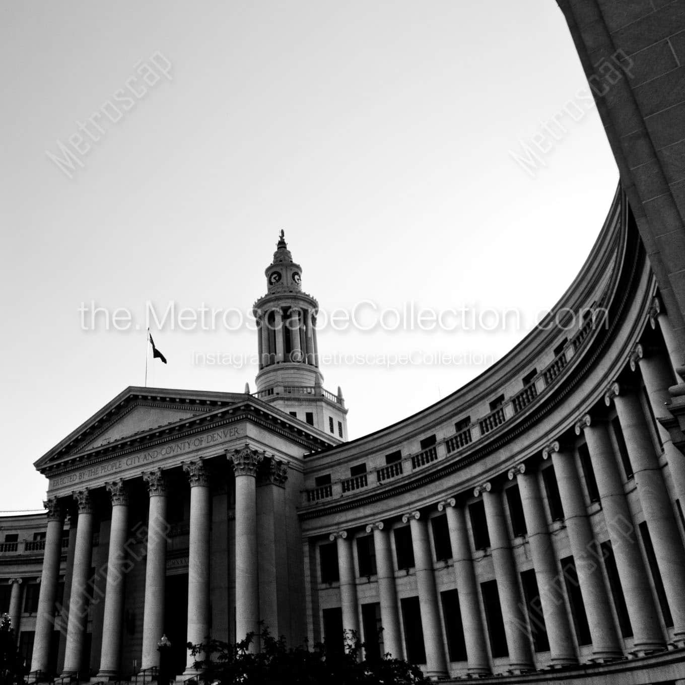 denver city and county building Black & White Office Art