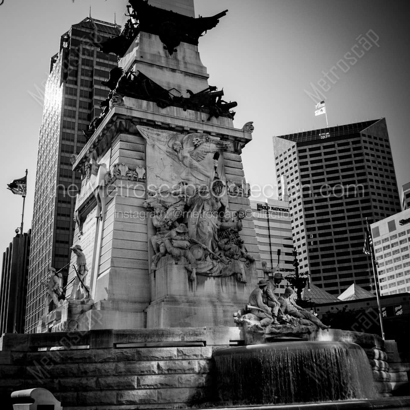 east side soldiers sailors monument Black & White Office Art