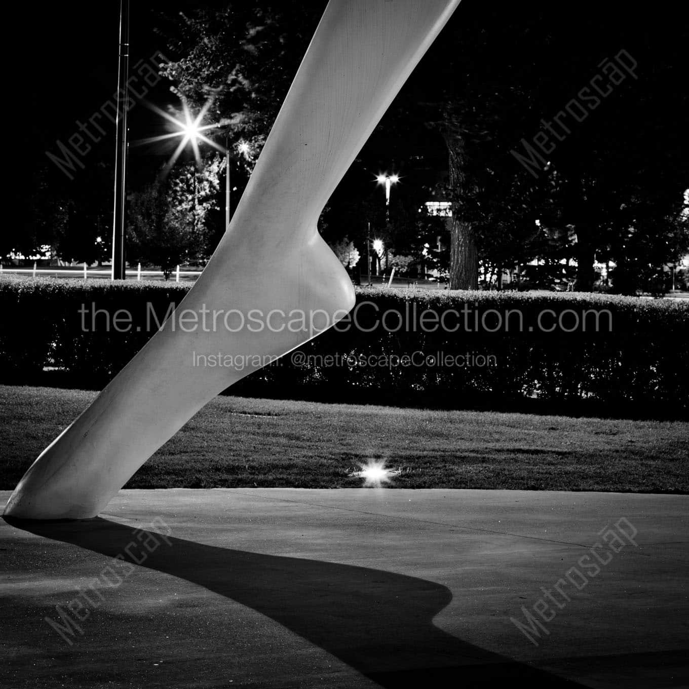 foot and shadow denver dancers Black & White Office Art