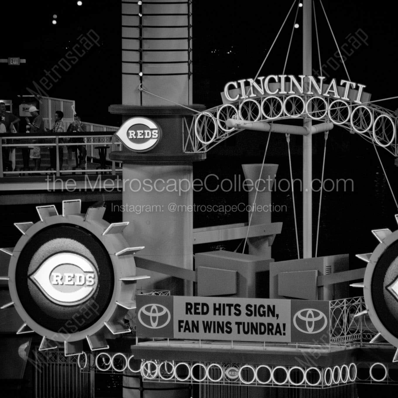 gabp smoke stacks Black & White Office Art