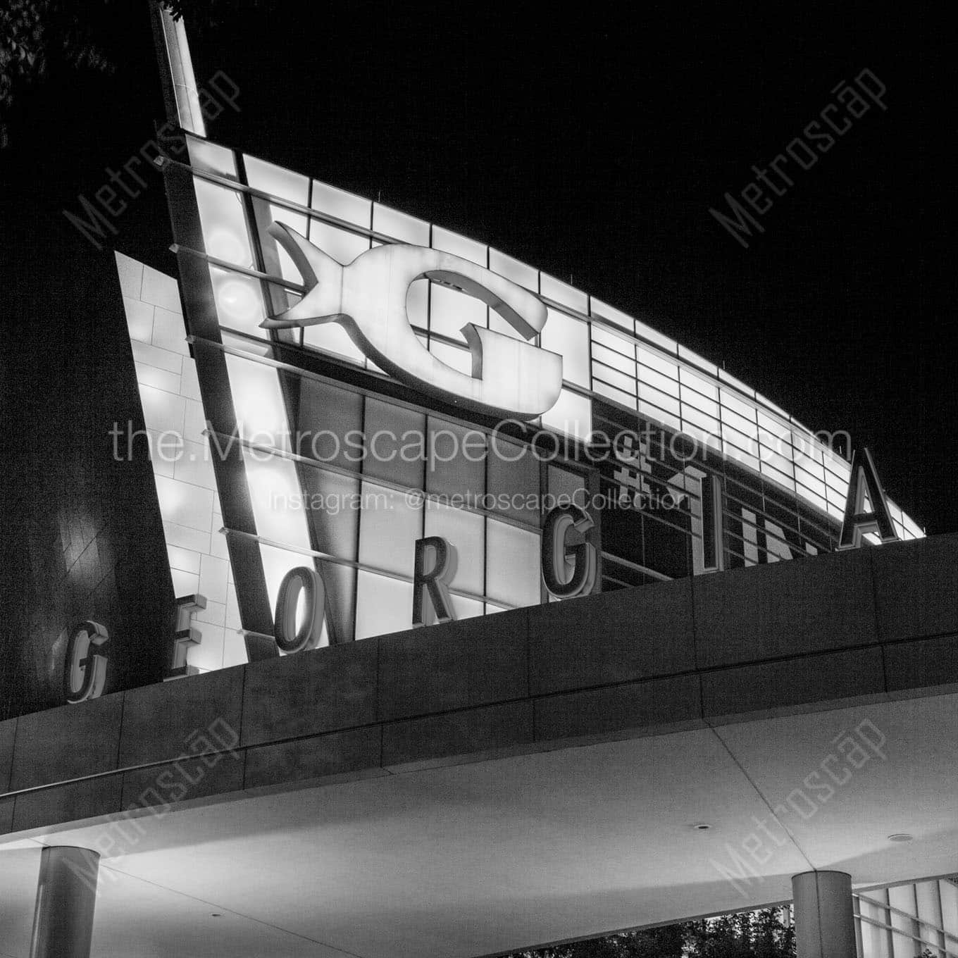 georgia aquarium Black & White Office Art