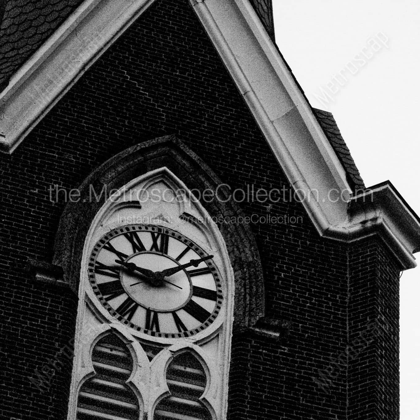 german village st marys clock Black & White Office Art