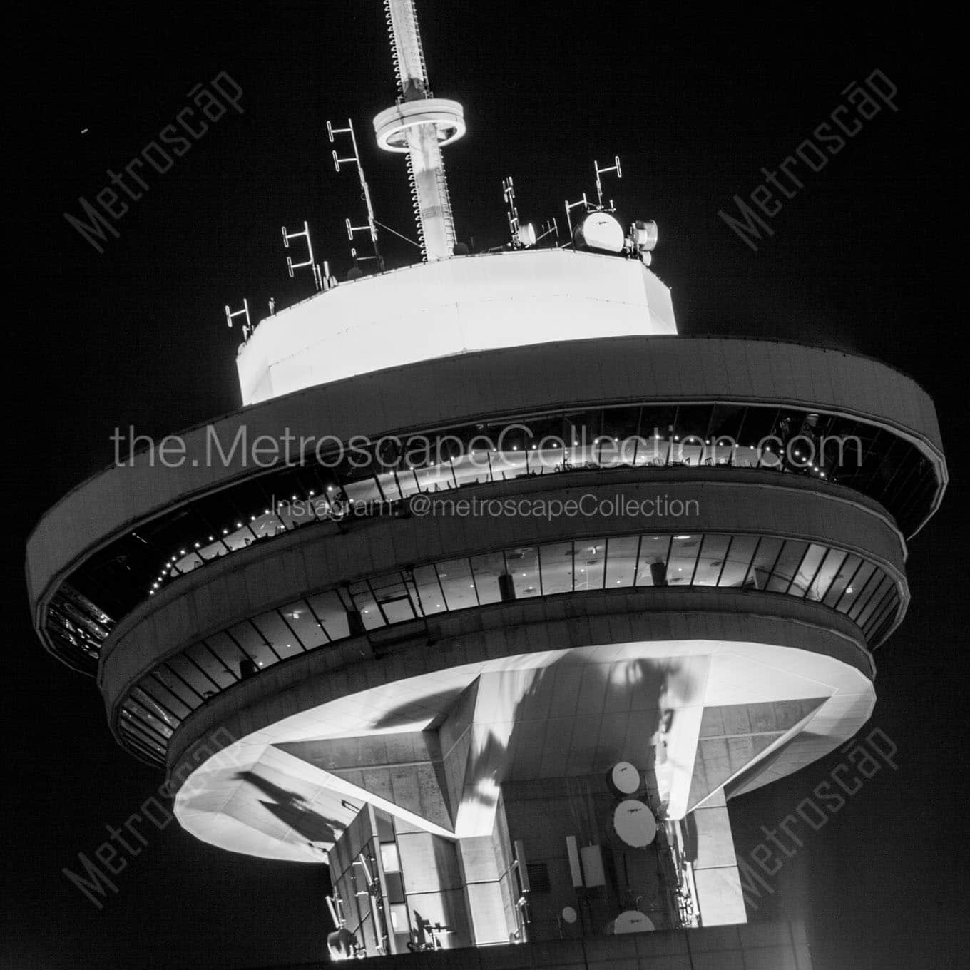 harbour centre observation deck Black & White Office Art