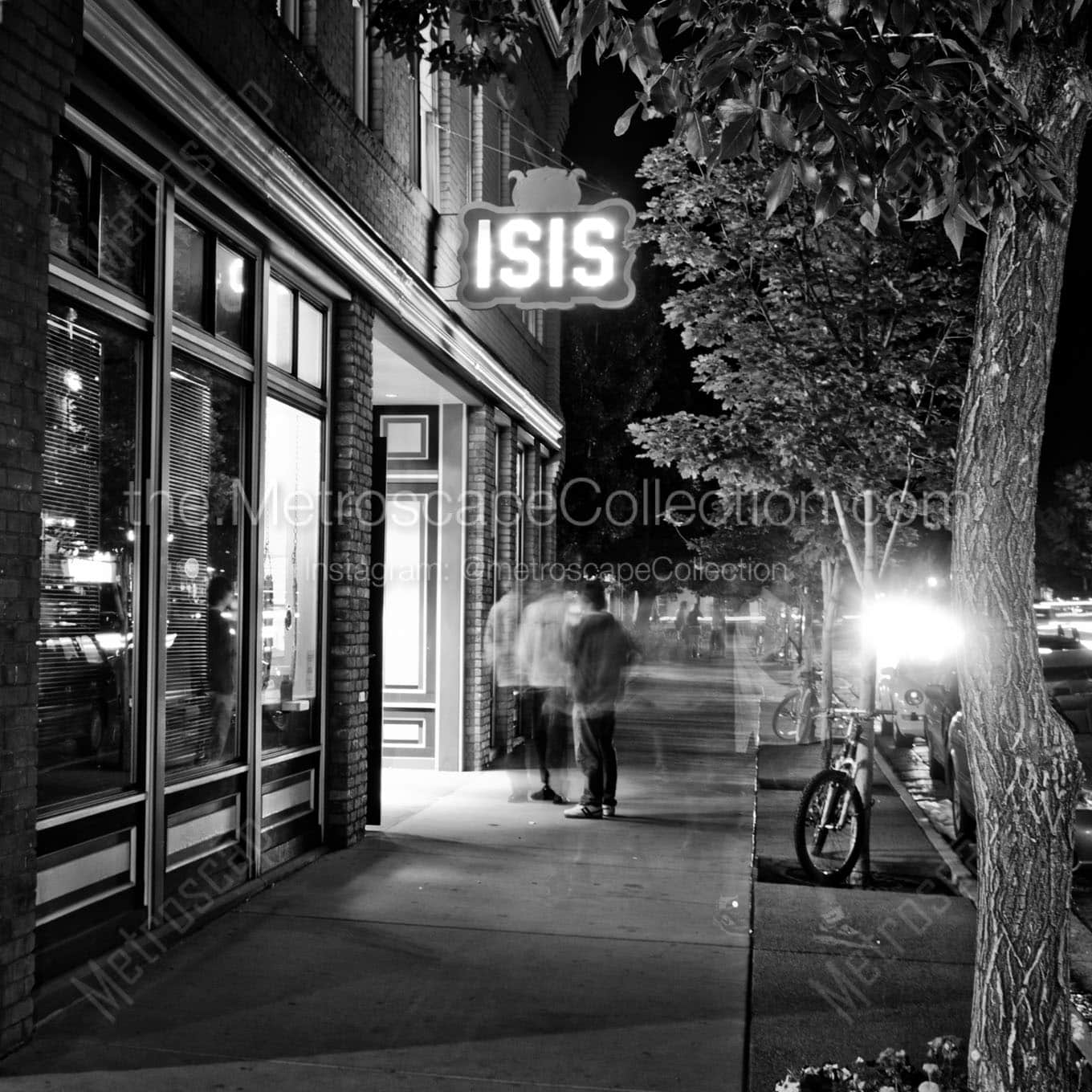 isis theater aspen colorado Black & White Office Art