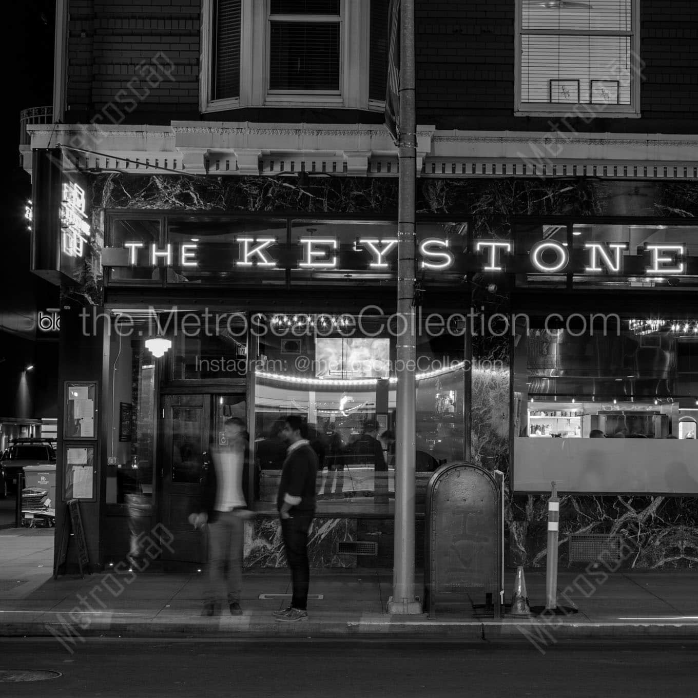 keystone night Black & White Office Art