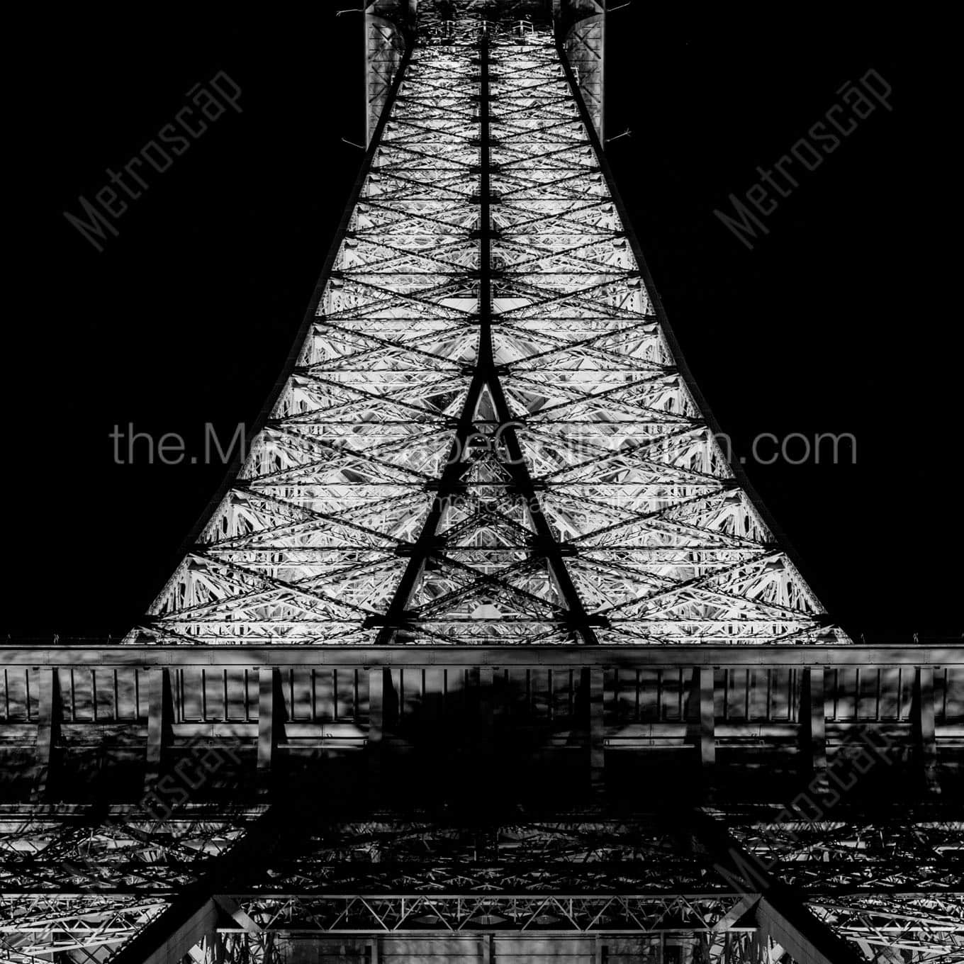 le tour eiffel la rive gauche Black & White Office Art