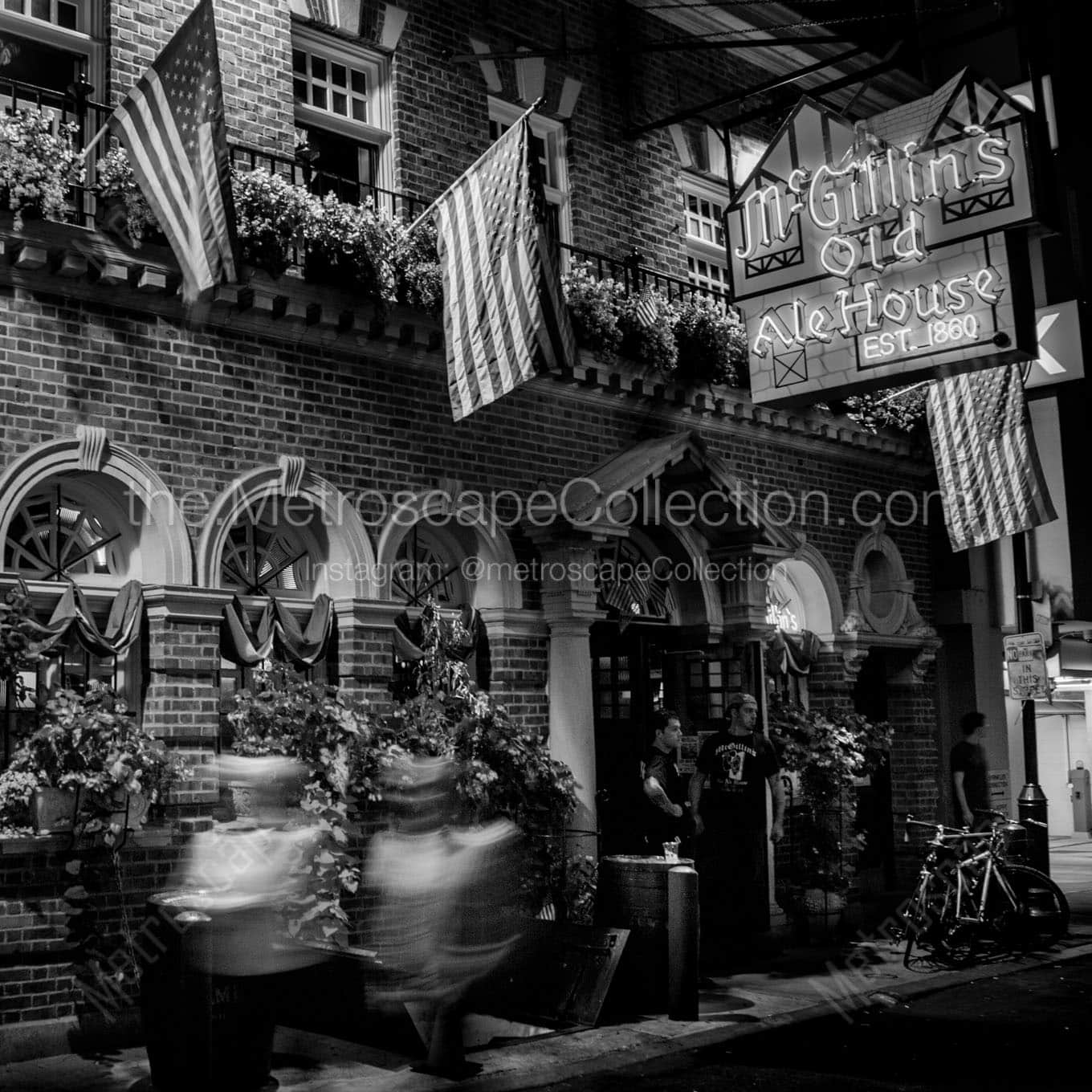 mcgillins old ale house Black & White Office Art