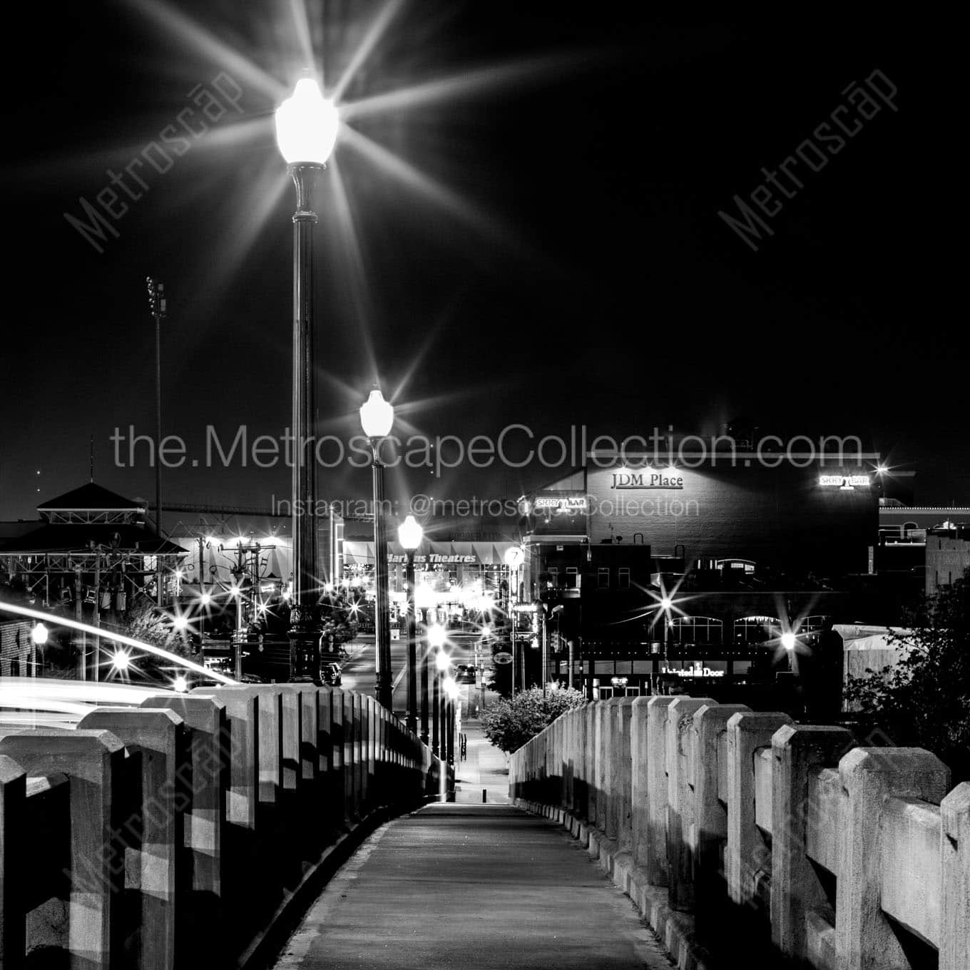 mickey mantle drive bridge Black & White Office Art