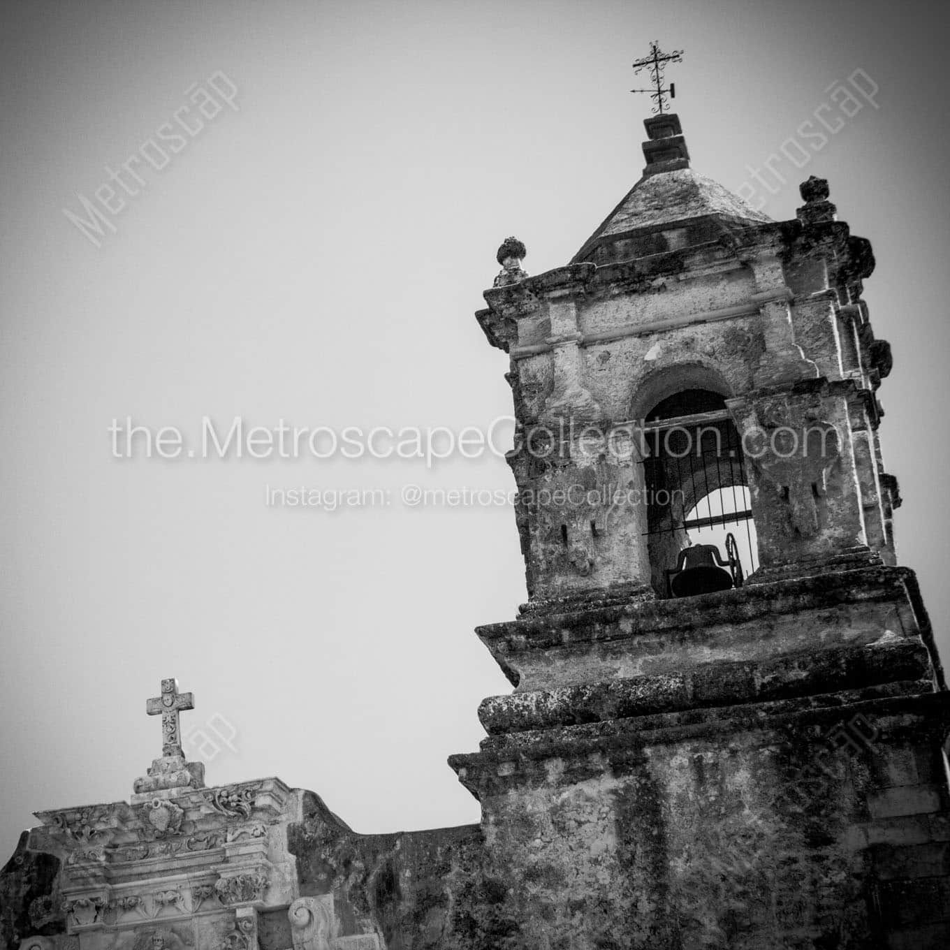 mission san jose Black & White Office Art