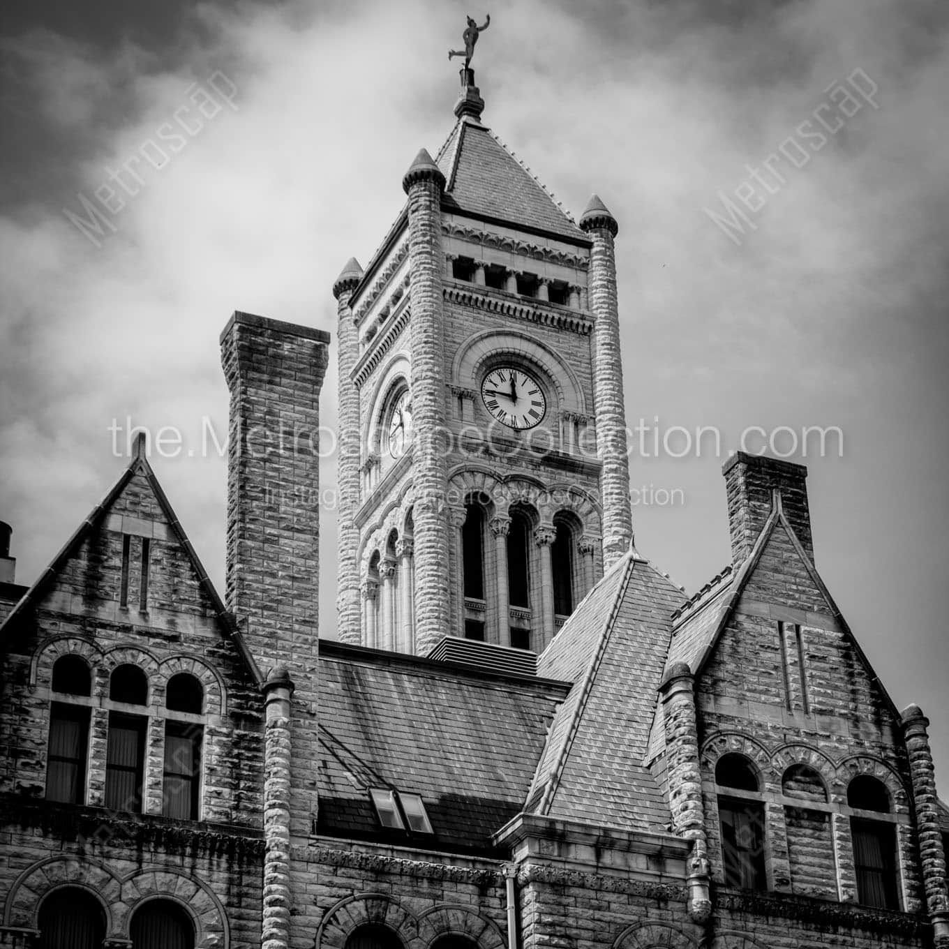 nashville union station Black & White Office Art