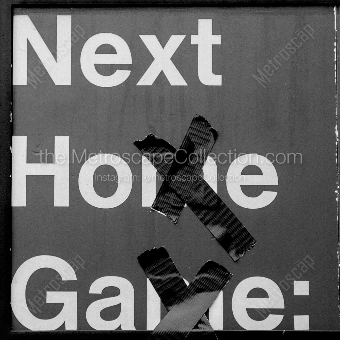 next hoxe gaxe sign during xichigan week osu caxpus Black & White Office Art