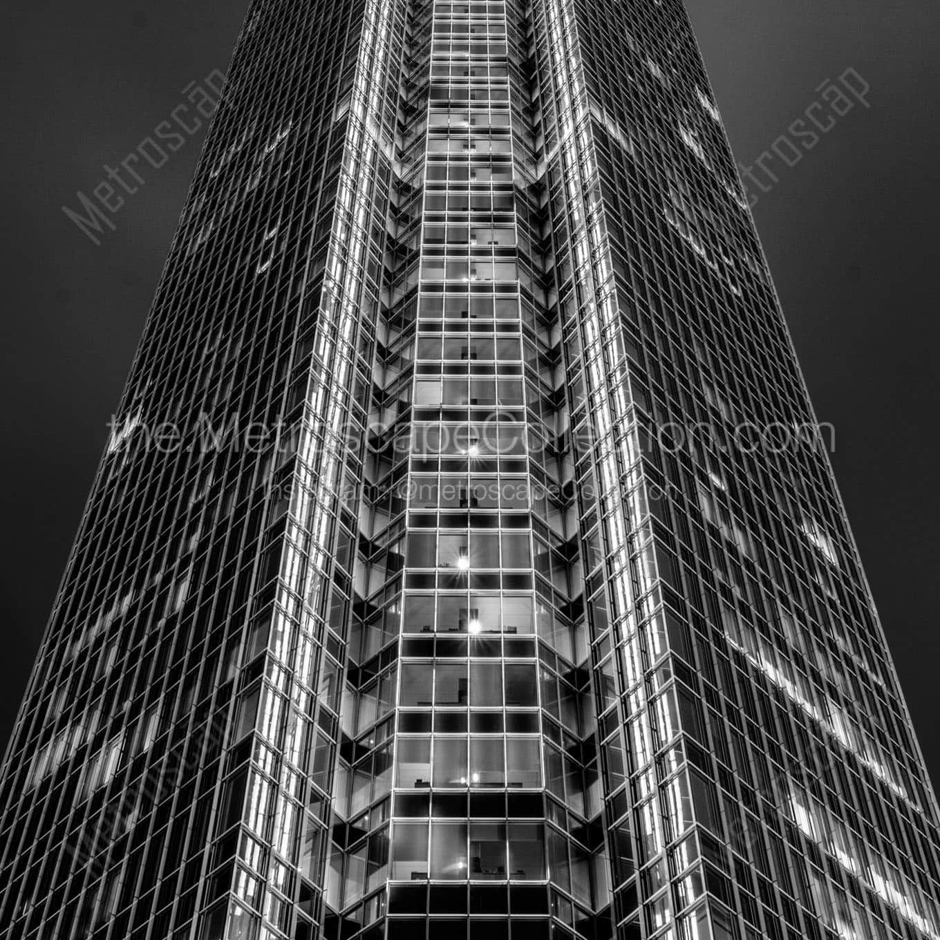 okc devon tower Black & White Office Art