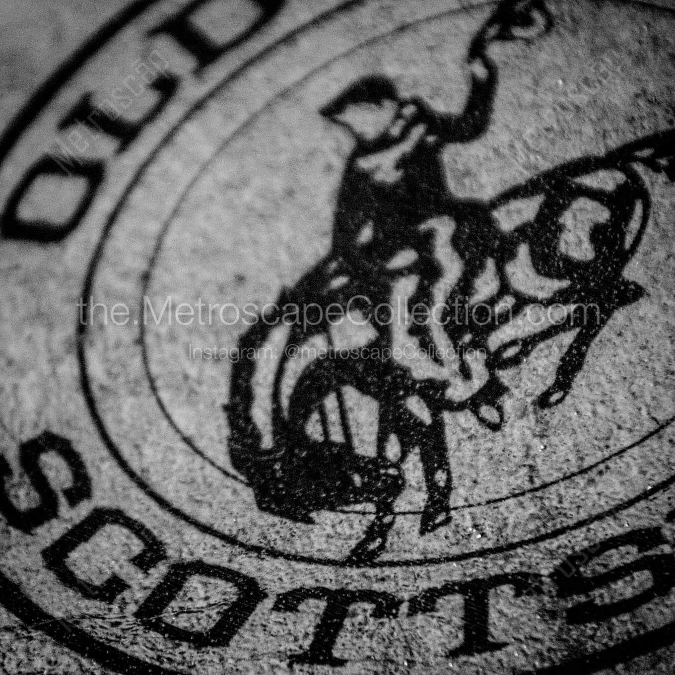 old town scottsdale logo Black & White Office Art