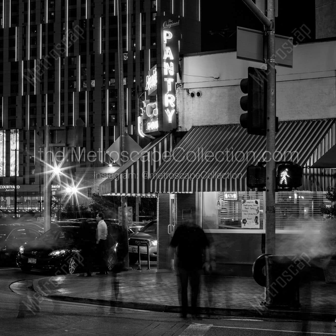 original pantry cafe figueroa Black & White Office Art