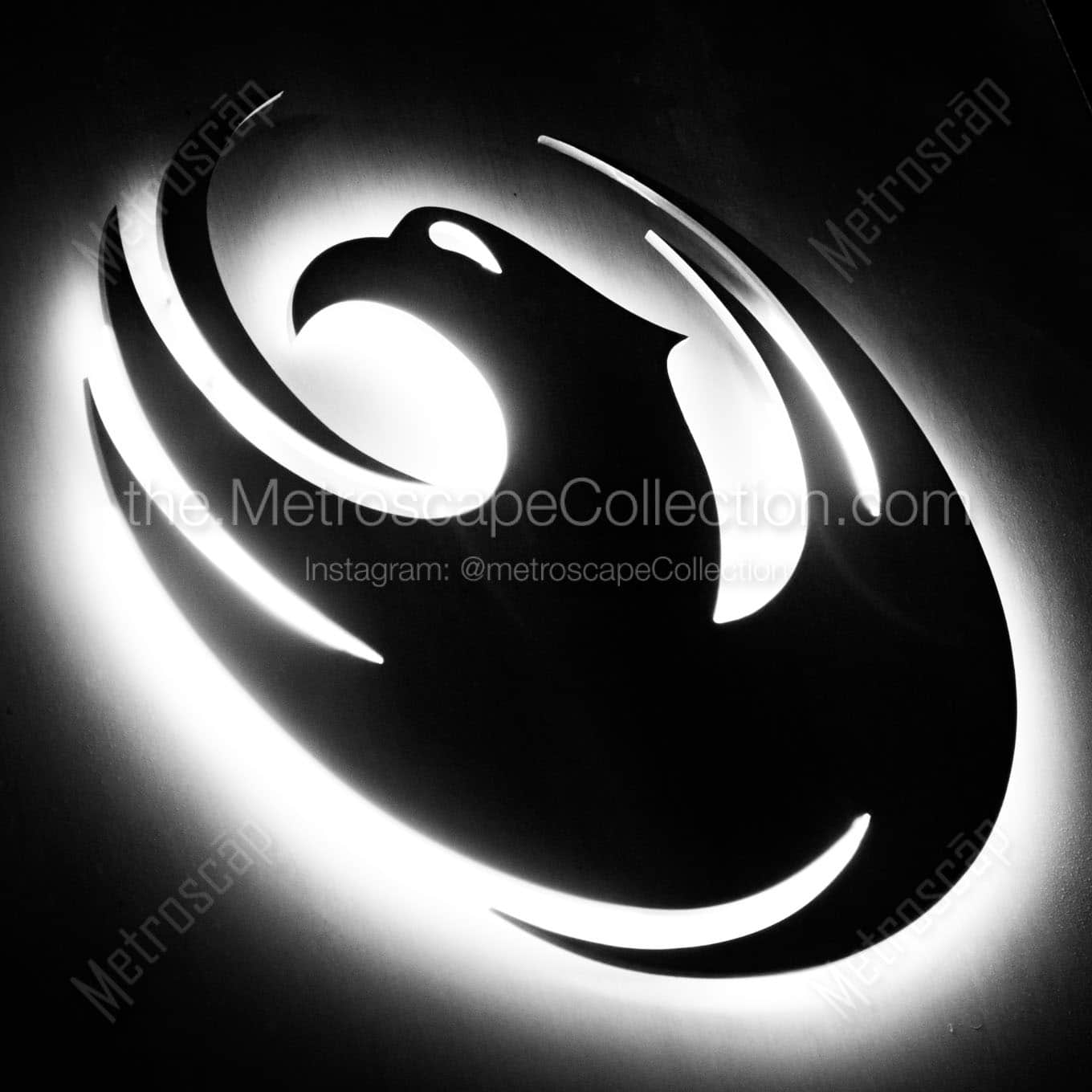 phoenix logo light Black & White Office Art