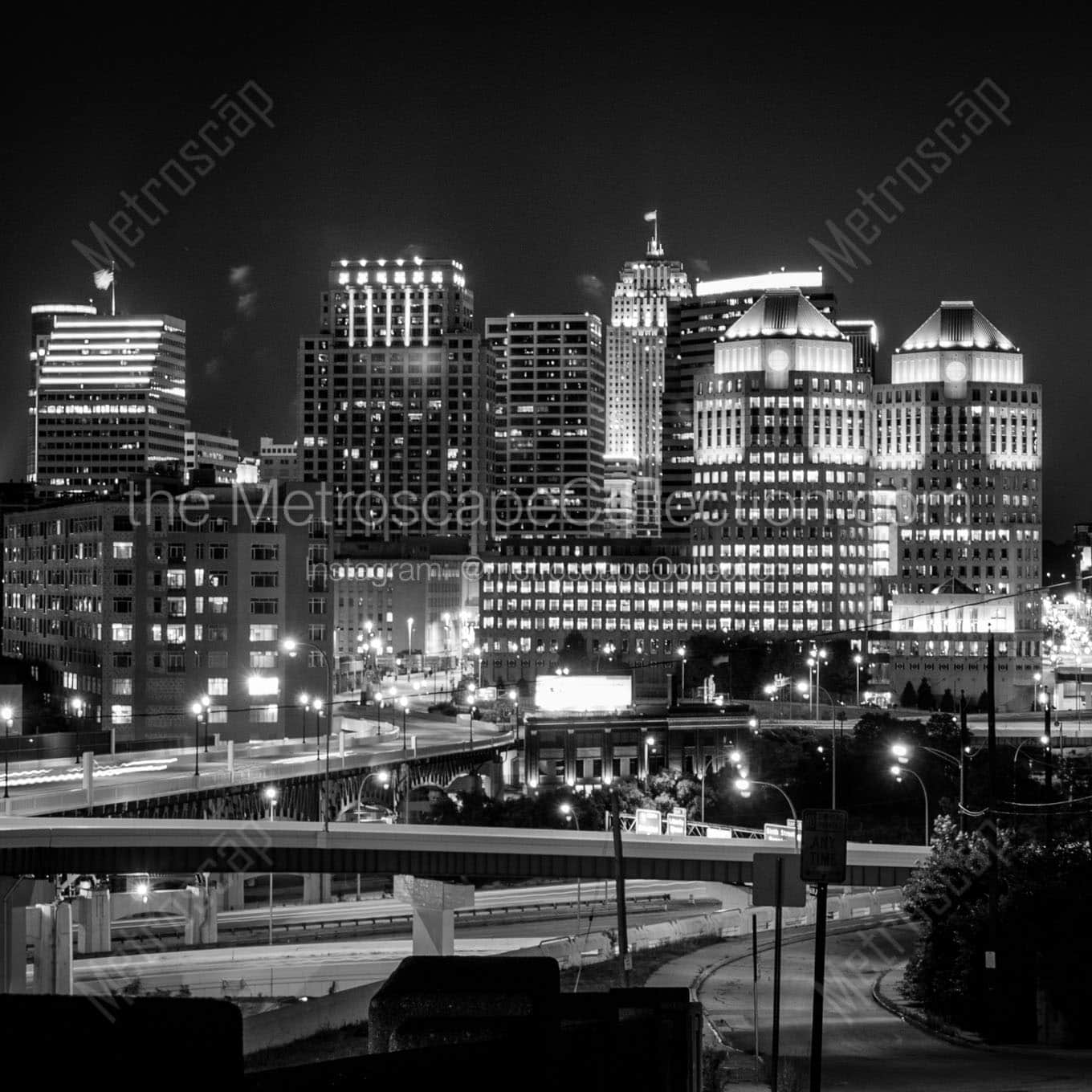 procter gamble buildings i71 Black & White Office Art