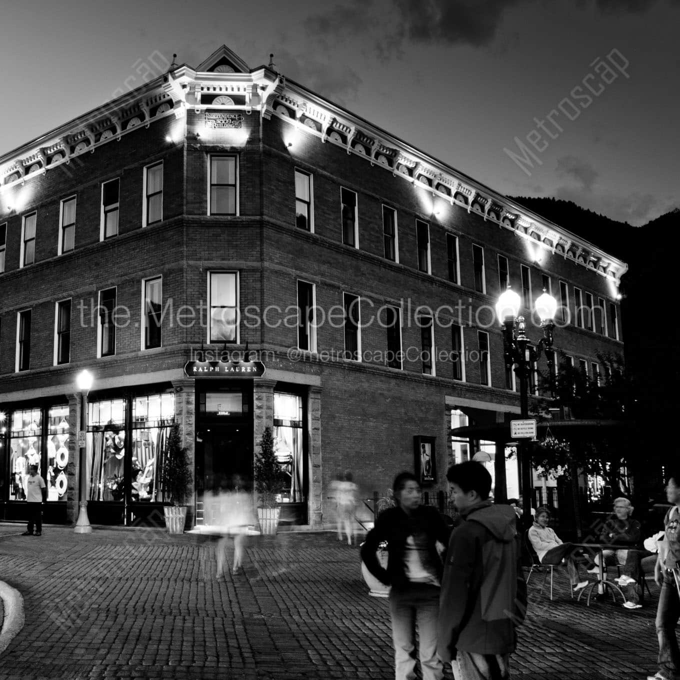 ralph lauren store aspen colorado Black & White Office Art