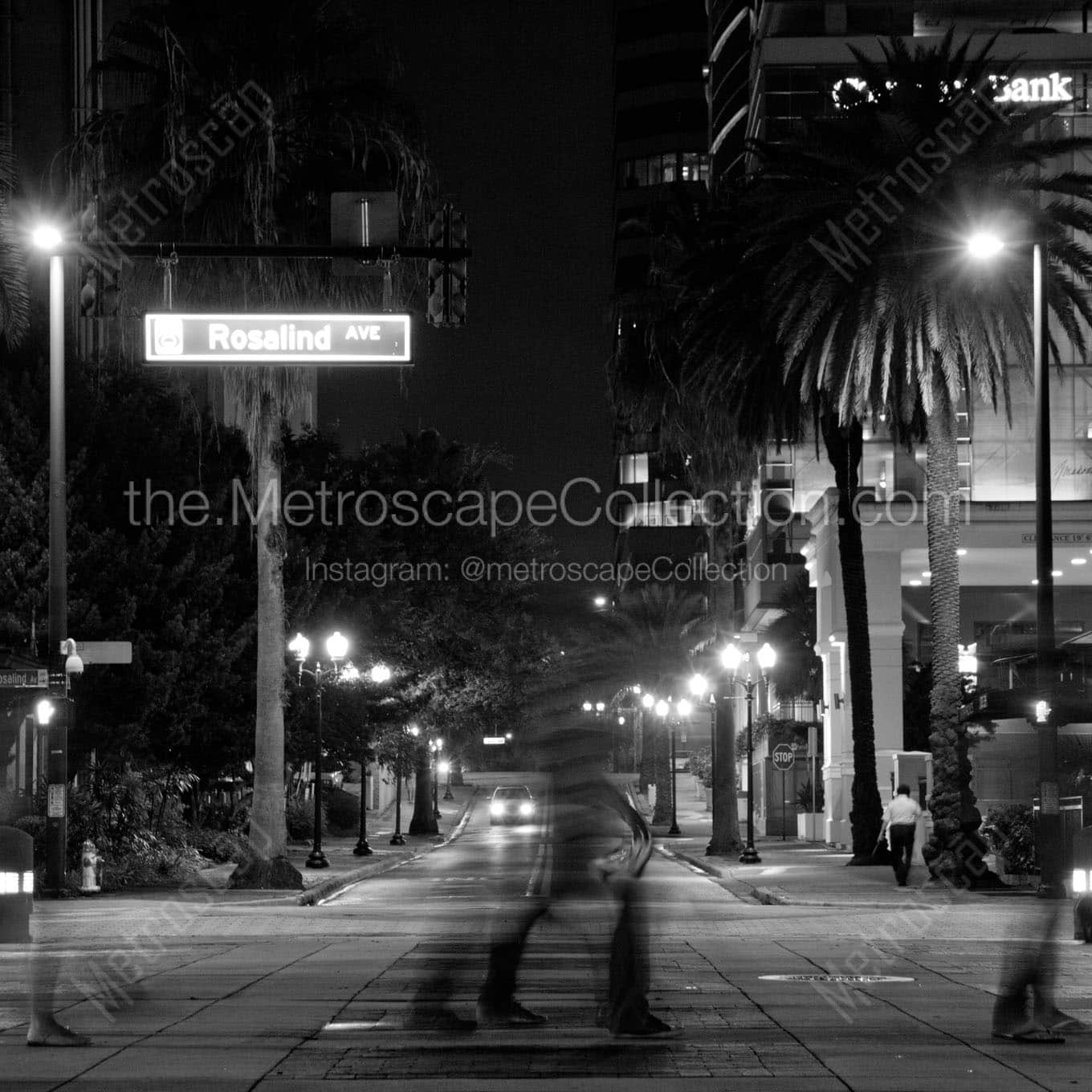 rosalind avenue downtown orlando Black & White Office Art