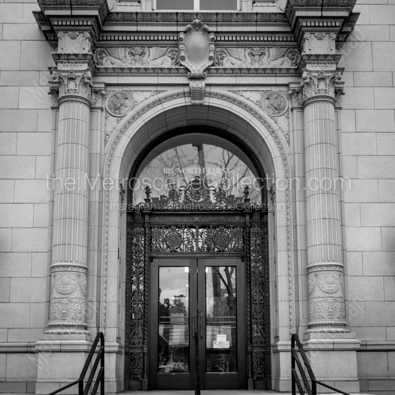 san jose post office Black & White Office Art