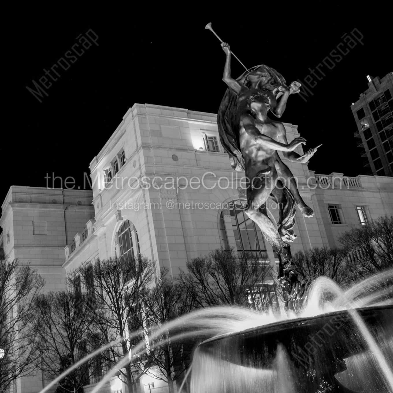 schermerhorn symphony center at night Black & White Office Art