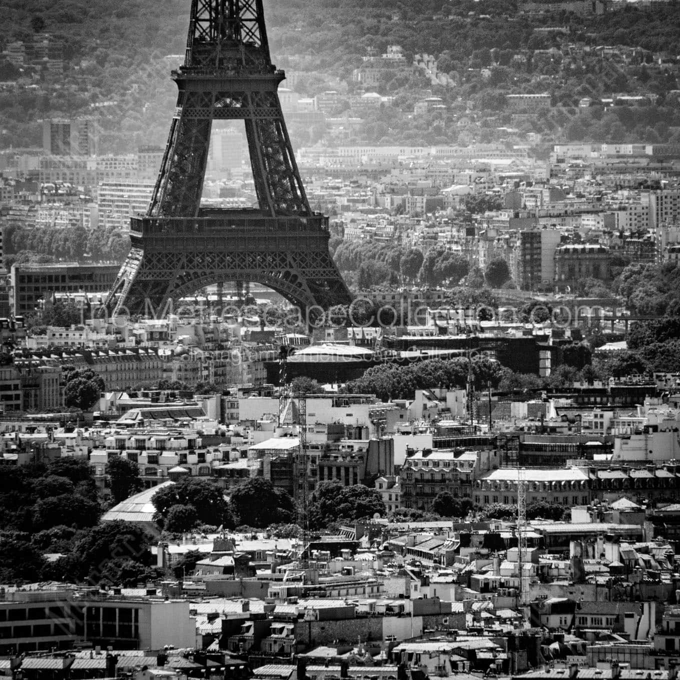 septemie arrondissement de sacre coeur Black & White Office Art