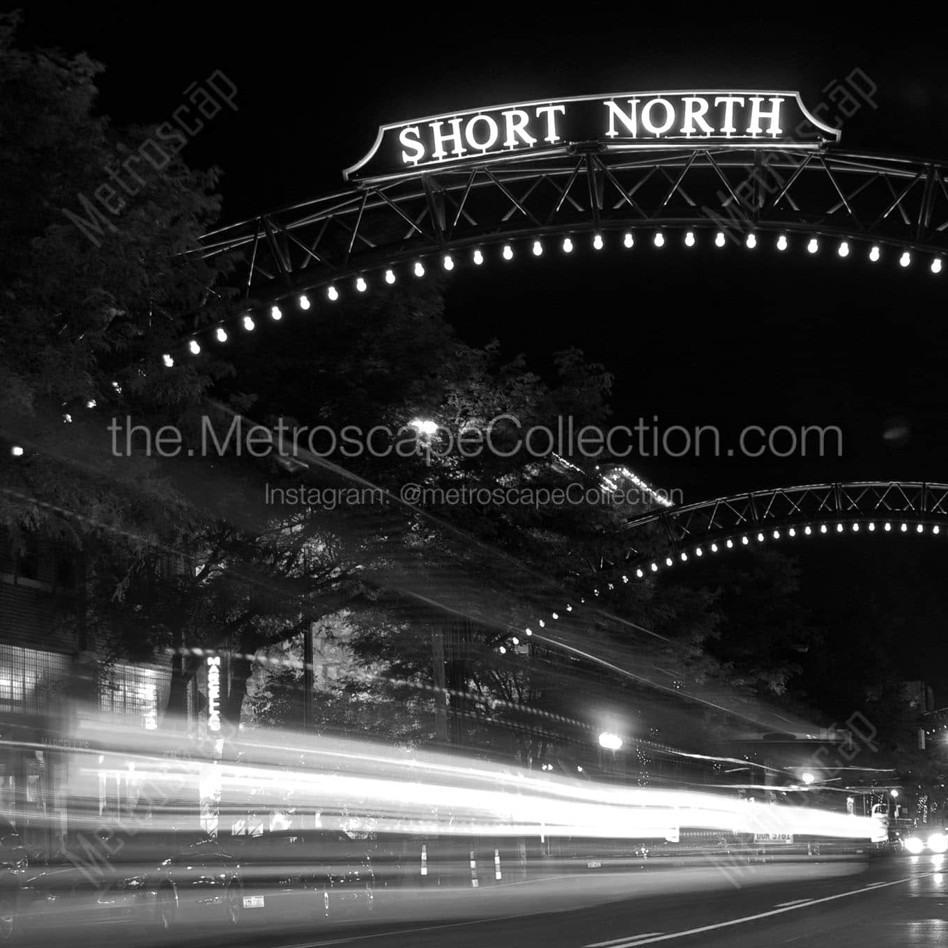 short north arches over north high street Black & White Office Art