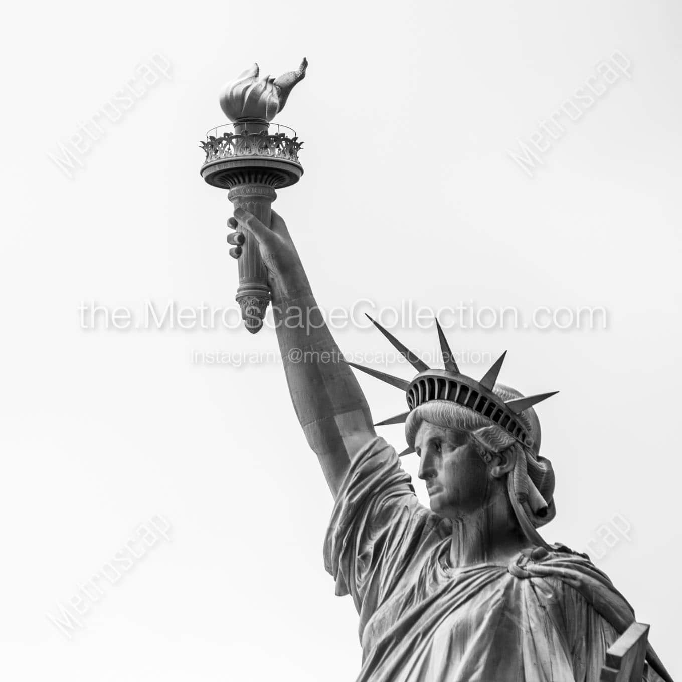 statue of liberty torch of liberty Black & White Office Art