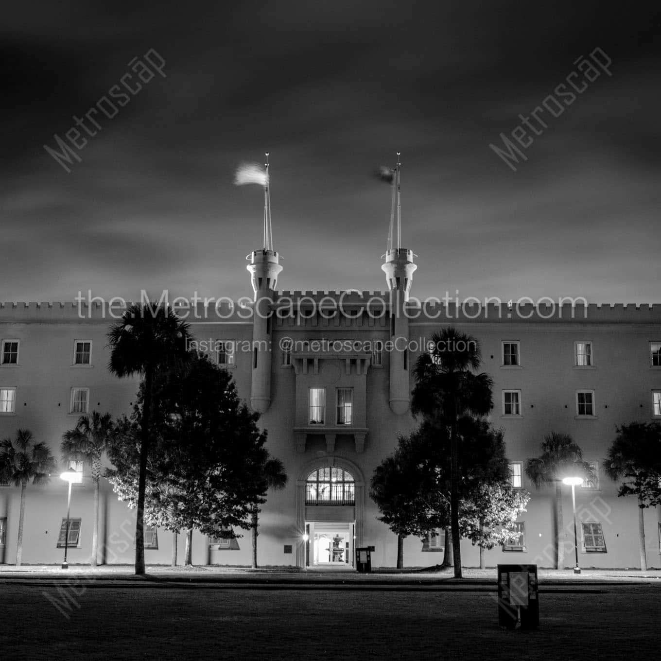 the citadel at night Black & White Office Art
