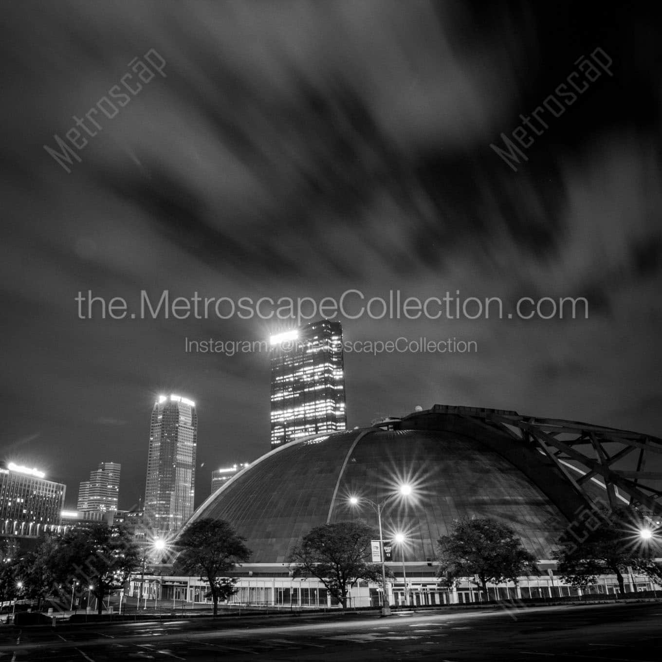 the igloo at night Black & White Office Art