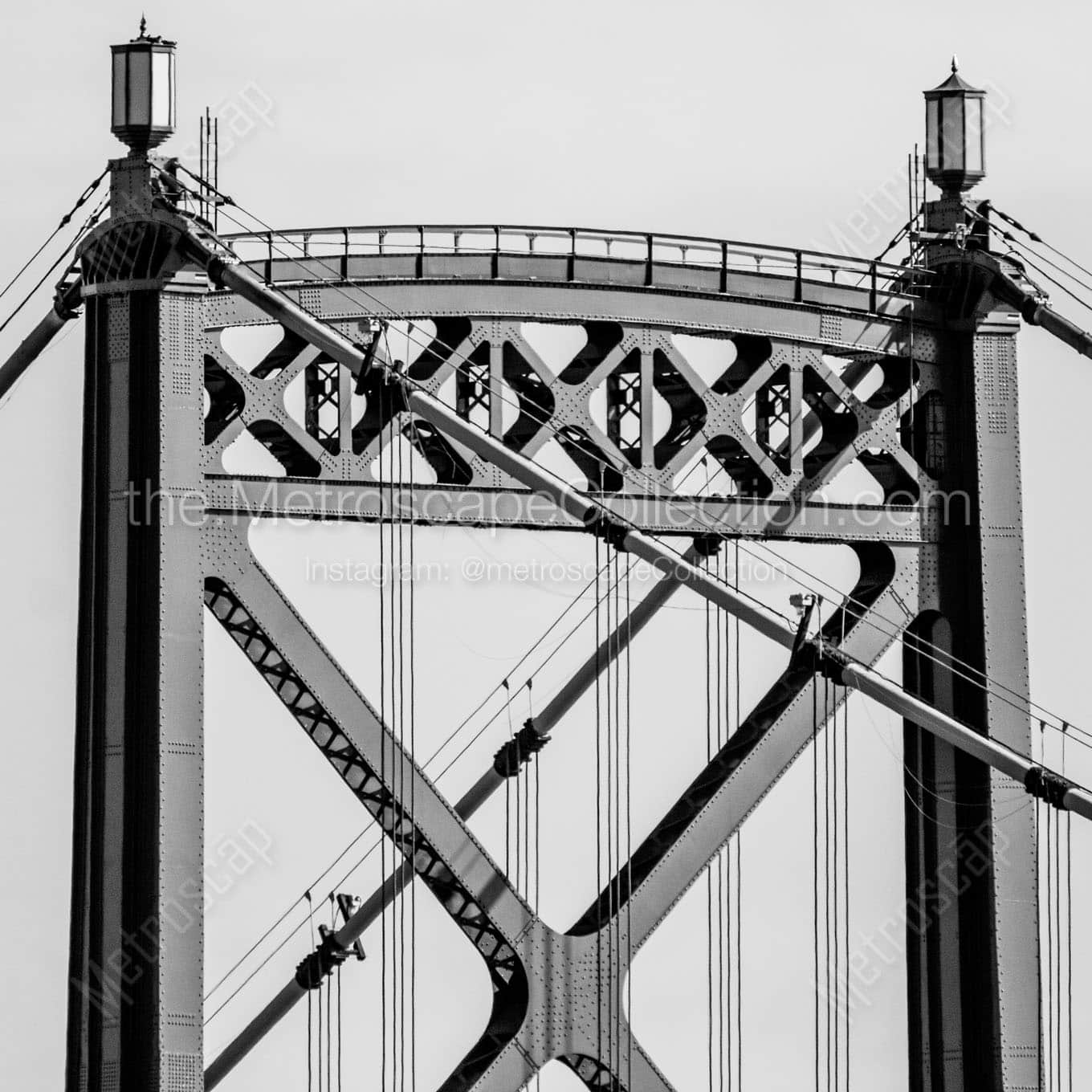 top anthony wayne bridge Black & White Office Art