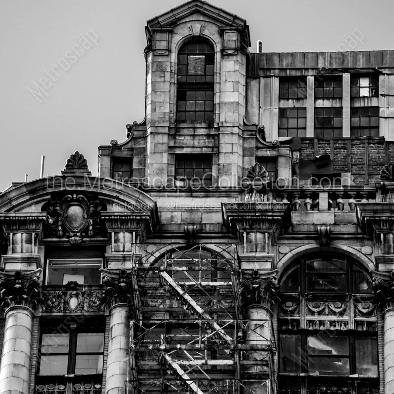 top book tower Black & White Office Art