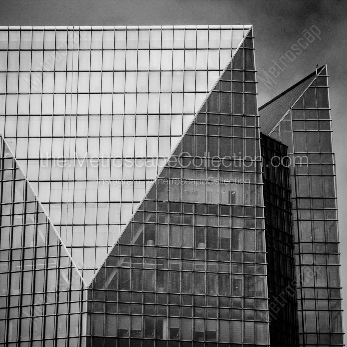 top devon energy tower Black & White Office Art