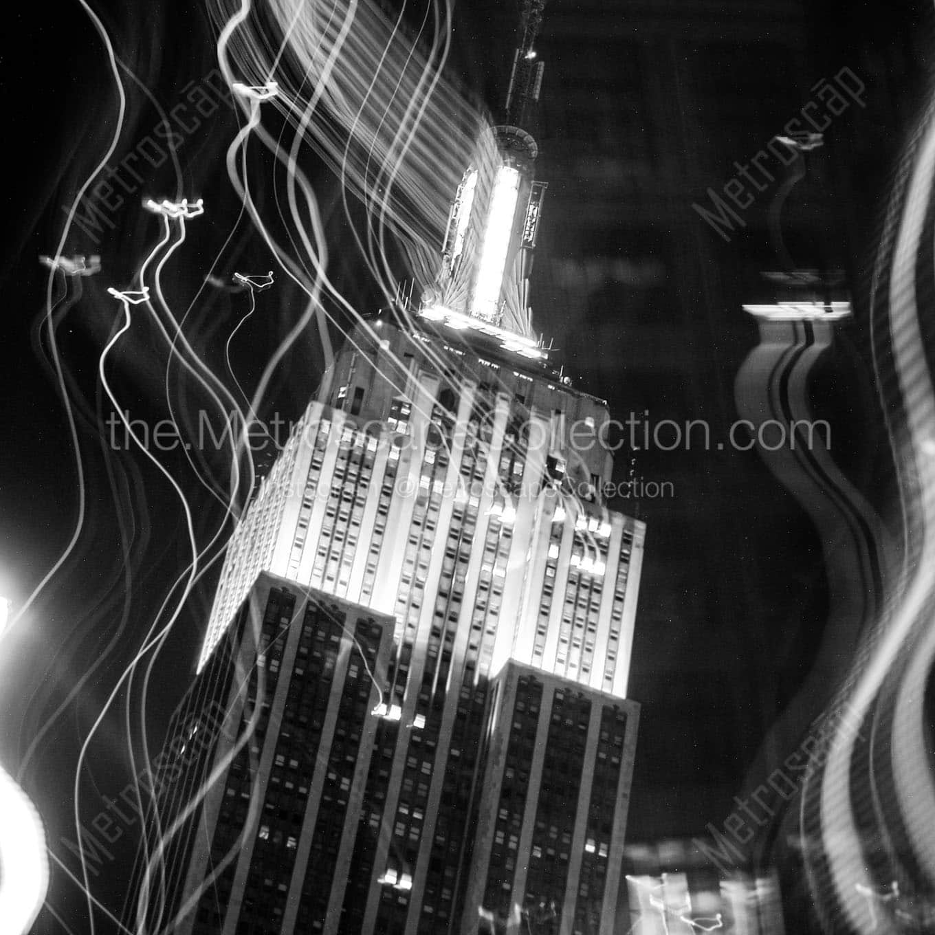 top empire state building Black & White Office Art