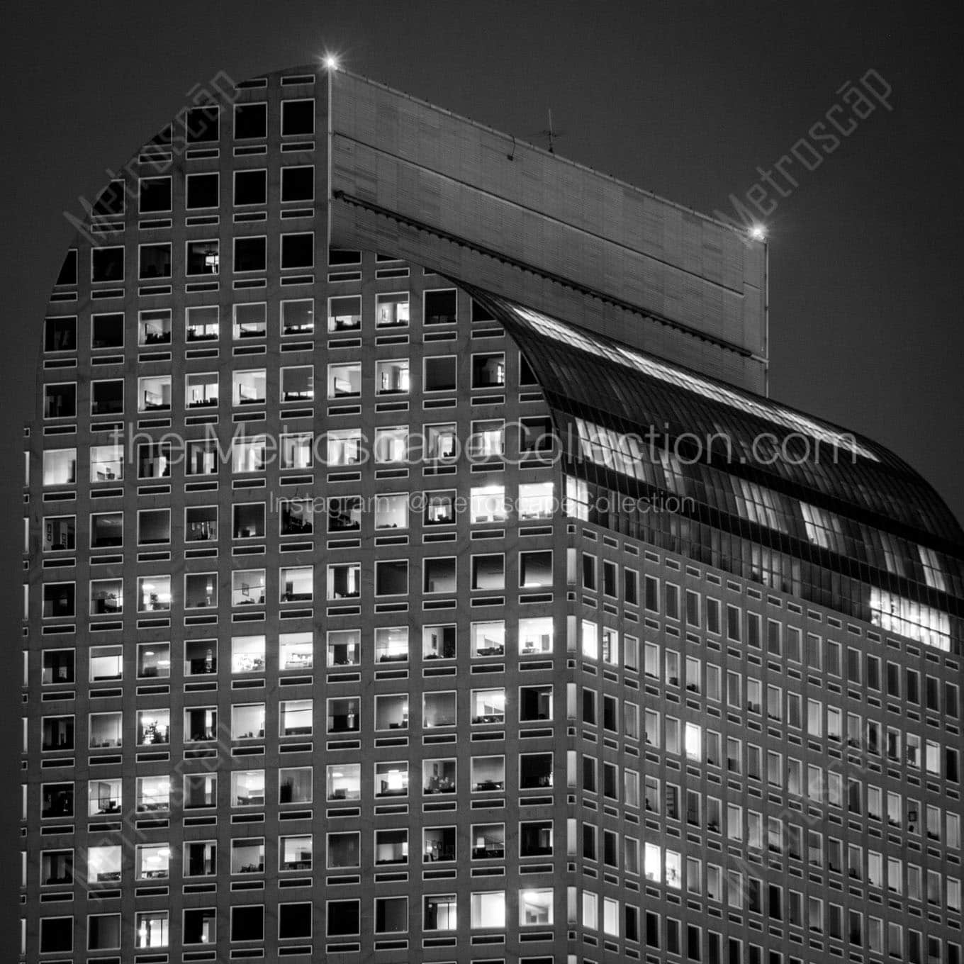 top of mailbox building Black & White Office Art
