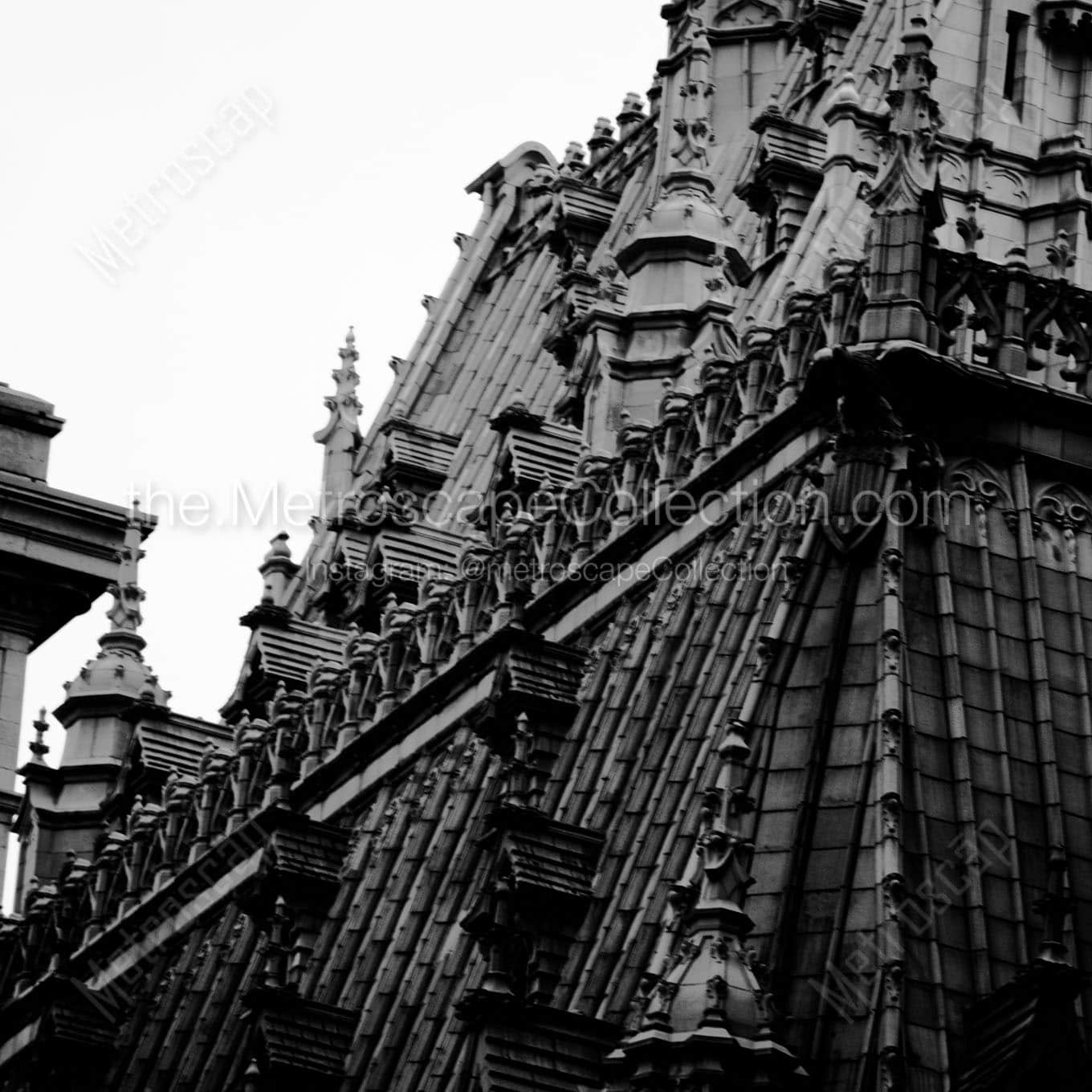 top of union trust building Black & White Office Art