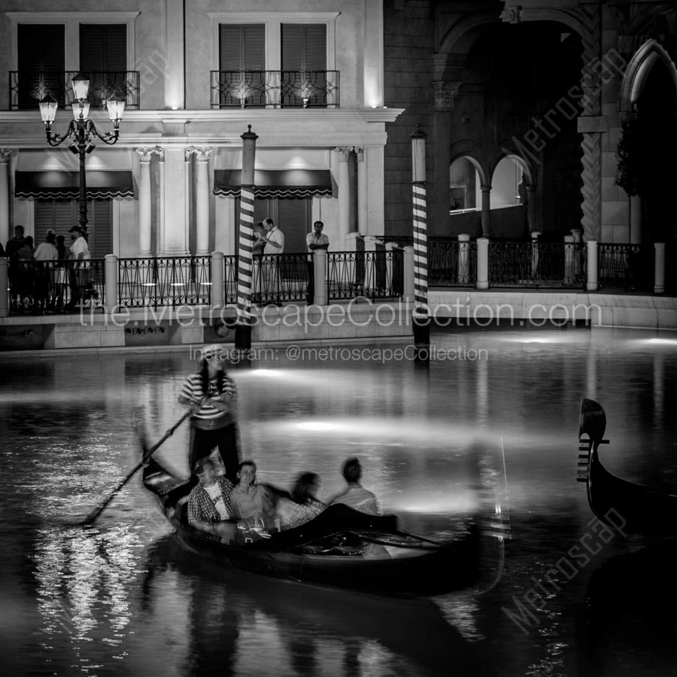 venetian gondola ride Black & White Office Art