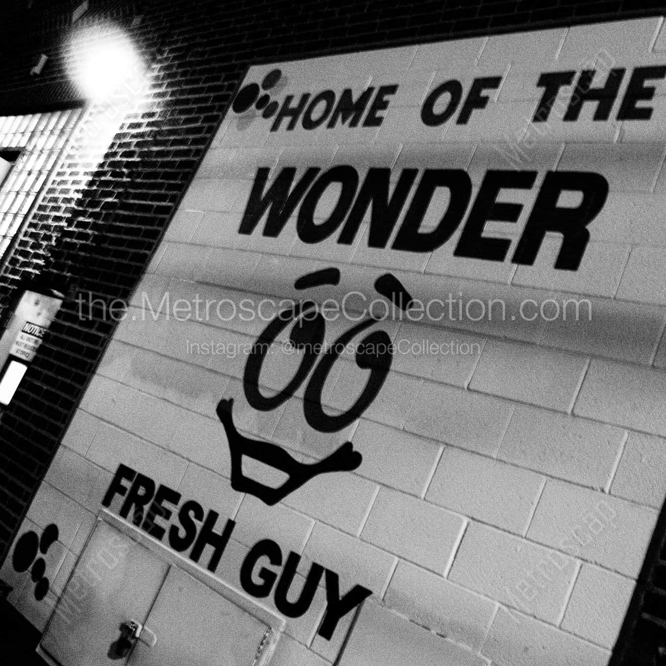 wonder fresh guy Black & White Office Art