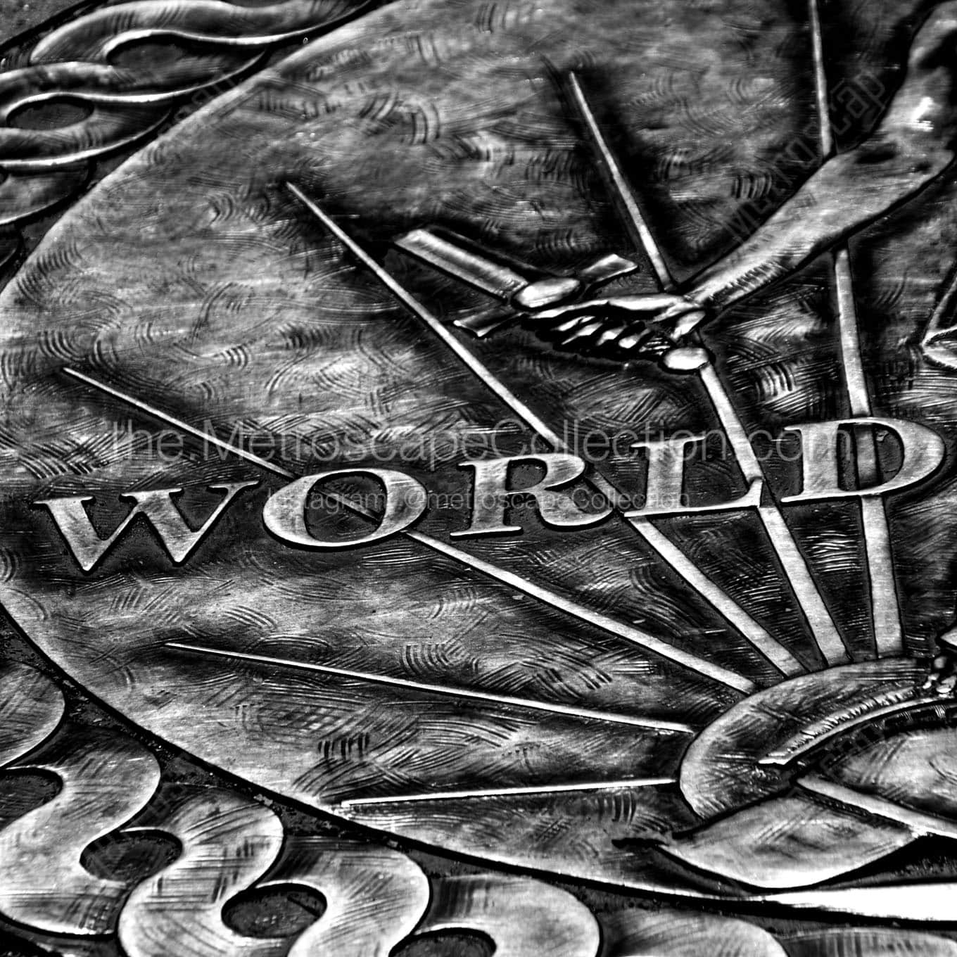 world war ii seal Black & White Office Art